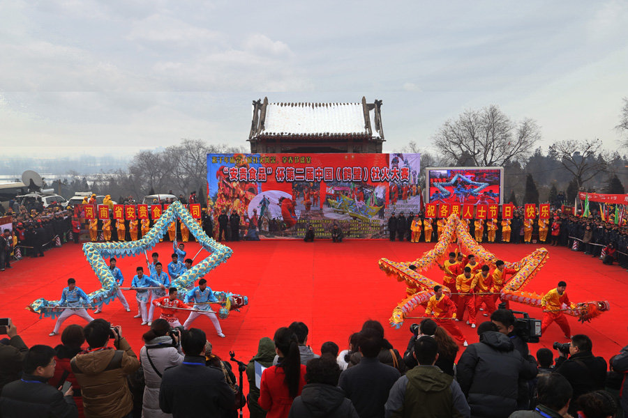 某景區(qū)客戶見證[河南廟會(huì)演出]